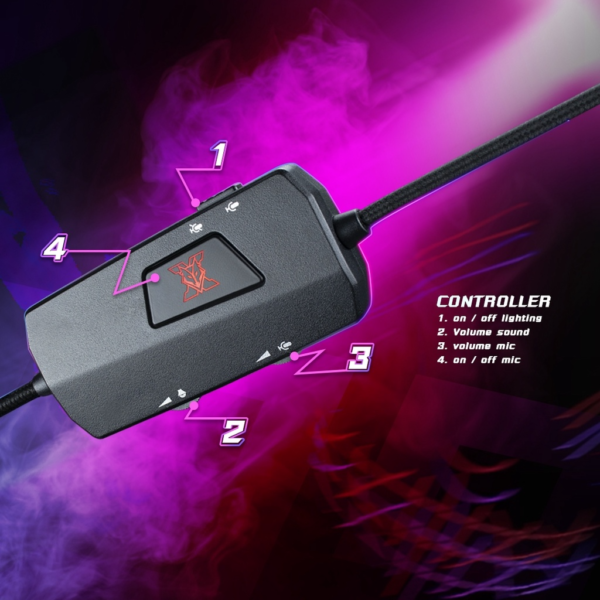 ์ีNUBWO X99 7.1 VIRTUAL SURROUND Gaming Headset - Image 5