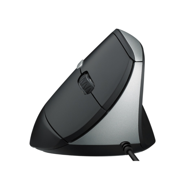 Rapoo EV200 Silent Wired Ergonomic Optical Mouse (EV200-BK) - Image 4
