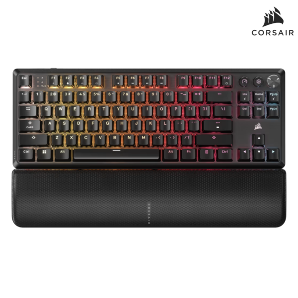 CORSAIR K70 PRO TKL BLACK GAMING KEYBOARD MGX V2 MAGNETIC SWITCH RGB คีย์บอร์ดเกมมิ่ง คีย์ ENG