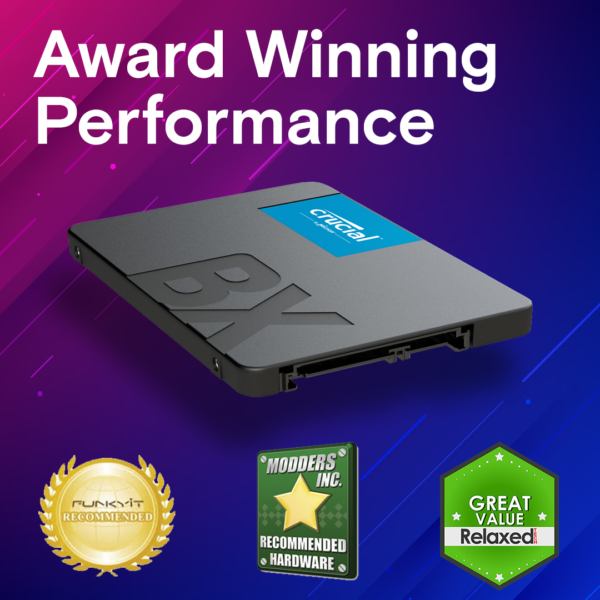 Crucial BX500 SSD SATA 2.5 ( 240GB / 480GB / 1TB) (SSD) - Image 4