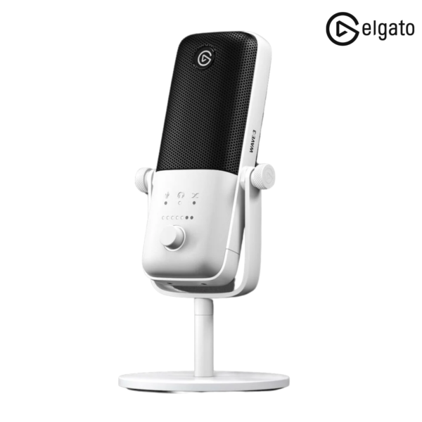 ELGATO WAVE 3 WHITE PREMIUM MICROPHONE & DIGITAL MIXING SOLUTION ไมโครโฟน (Copy)
