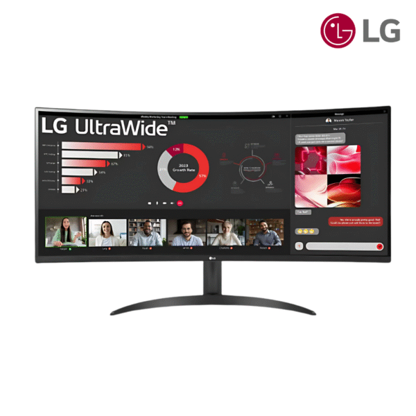 LG MONITOR 34" 2K VA WITH AMD FREESYNC™ รีเฟรชเรต 100Hz จอมอนิเตอร์