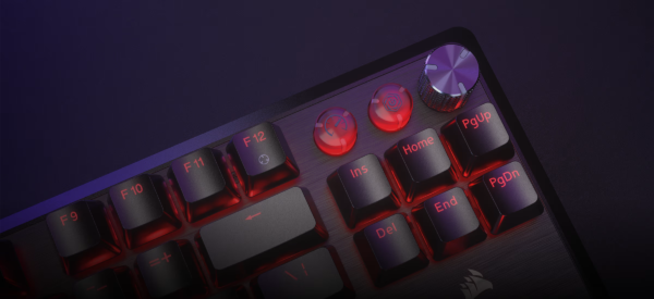 CORSAIR K70 PRO TKL WHITE GAMING KEYBOARD MGX V2 MAGNETIC SWITCH RGB คีย์บอร์ดเกมมิ่ง คีย์ ENG - Image 2