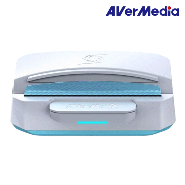 AVERMEDIA GC515 XTRA GO VIDEO CAPTURE DEVICE รวมฟังก์ชันการชาร์จ การเชื่อมต่อ และการจับภาพหน้าจอ สีขาว