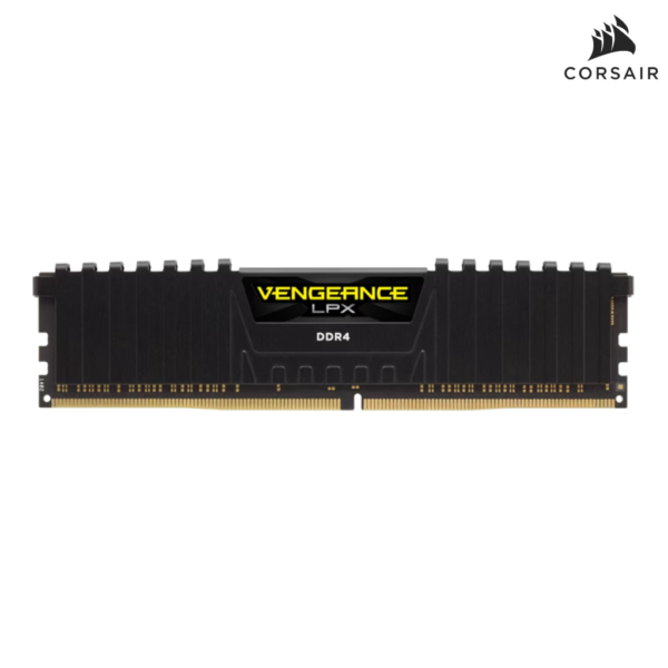 CORSAIR RAM 8GB : 8GBx1 DDR4 3200MHz VENGEANCE LPX DRAM BLACK