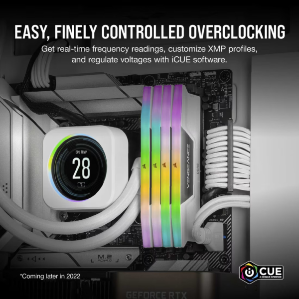 CORSAIR RAM 32GB : 2X16GB VENGEANCE RGB DDR5 Bus 5200/5600/6000 : แรม หน่วยความจำ - Image 5