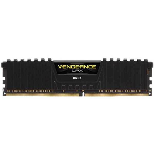 CORSAIR RAM 8GB : 8GBx1 DDR4 3200MHz VENGEANCE LPX DRAM BLACK - Image 2