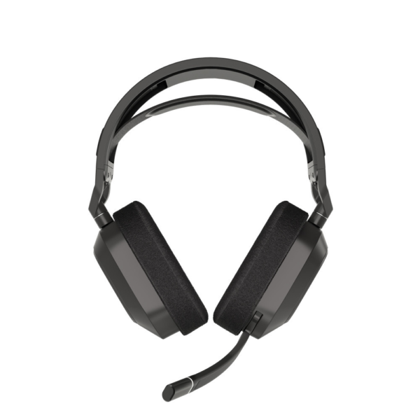 CORSAIR HEADSET HS80 MAX WIRELESS GAMING HEADSET, STEEL GRAY หูฟังเกมมิ่ง - Image 4