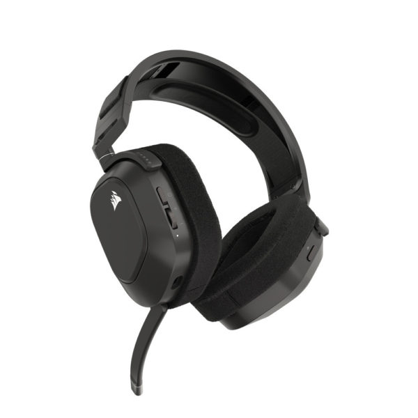 CORSAIR HEADSET HS80 MAX WIRELESS GAMING HEADSET, STEEL GRAY หูฟังเกมมิ่ง - Image 5