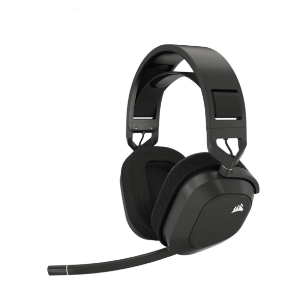 CORSAIR HEADSET HS80 MAX WIRELESS GAMING HEADSET, STEEL GRAY หูฟังเกมมิ่ง - Image 6