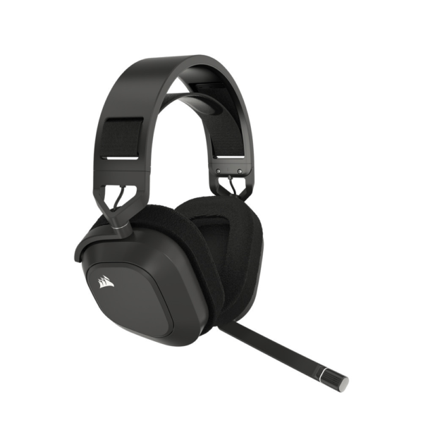 CORSAIR HEADSET HS80 MAX WIRELESS GAMING HEADSET, STEEL GRAY หูฟังเกมมิ่ง - Image 7