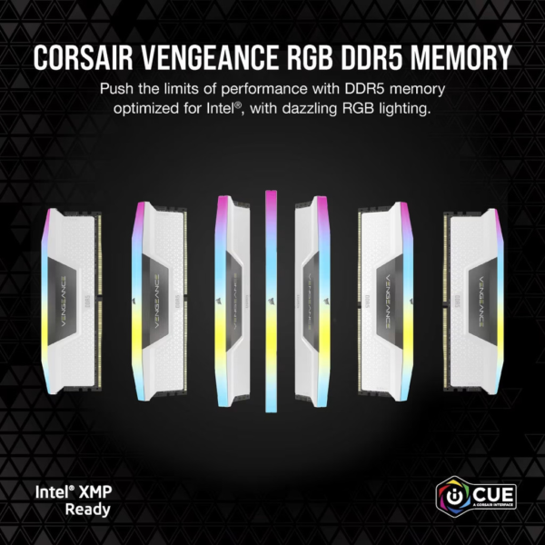 CORSAIR RAM 32GB : 2X16GB VENGEANCE RGB DDR5 Bus 5200/5600/6000 : แรม หน่วยความจำ - Image 6