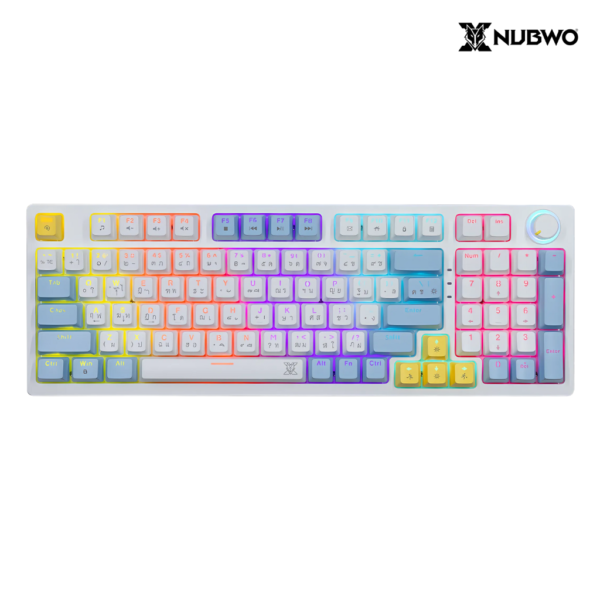 NUBWO X801 Mechanical MINI RGB CIY Switch 2 Layout คีย์บอร์ดเกมมิ่ง