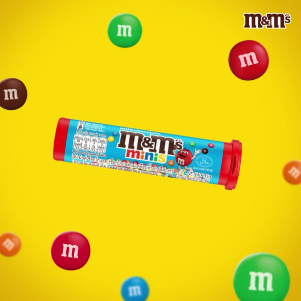 M&M's Mini Tube เอ็มแอนด์เอ็ม มินิทูป 35 กรัม (ชุด 3 แพ็ค) - Image 2