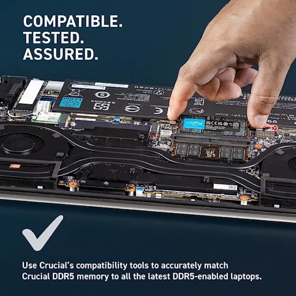 Crucial DDR5 4800MHz Laptop Memory ( 8GB / 16GB / 32GB ) แรม Notebook - Image 5