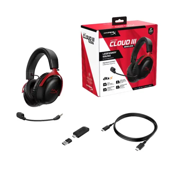 HyperX Cloud III Wireless Gaming Headset - Image 6