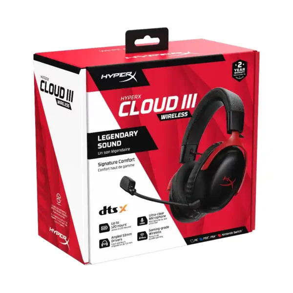 HyperX Cloud III Wireless Gaming Headset - Image 7