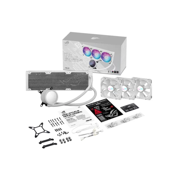 ASUS ROG RYUO III 360 ARGB WHITE EDITION COOLER - Image 2