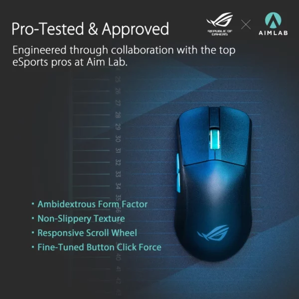Asus ROG P713 Harpe Ace Aim Lab Edition Mouse Gaming - Image 2