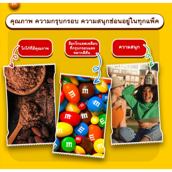 M&M's Mini Tube เอ็มแอนด์เอ็ม มินิทูป 35 กรัม (ชุด 3 แพ็ค) - Image 4