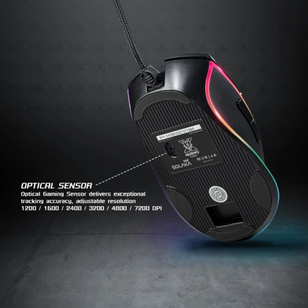 NUBWO SOLAKA X42 MACRO RGB GAMING MOUSE - Image 7