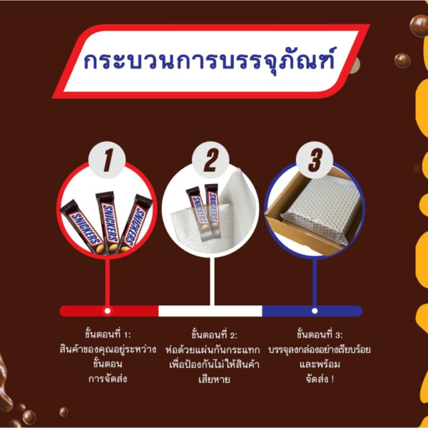 [Bundle set] Snickers สนิกเกอร์สรสออริจินัล 51 กรัม 12 ชิ้น - Image 5