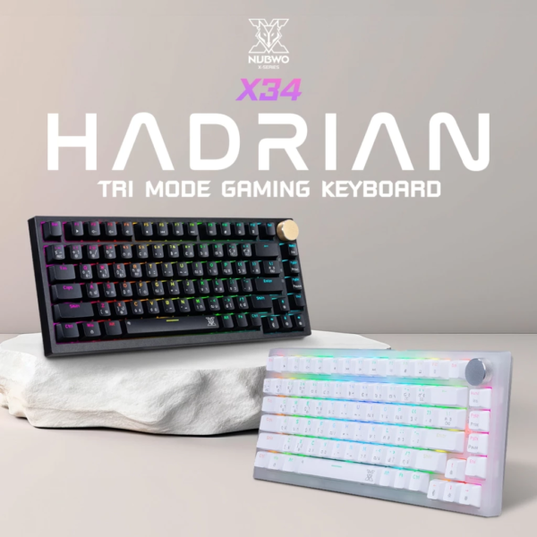 NUBWO X34 Mechanical Wireless คีย์บอร์ดเกมมิ่งไร้สาย - Image 2