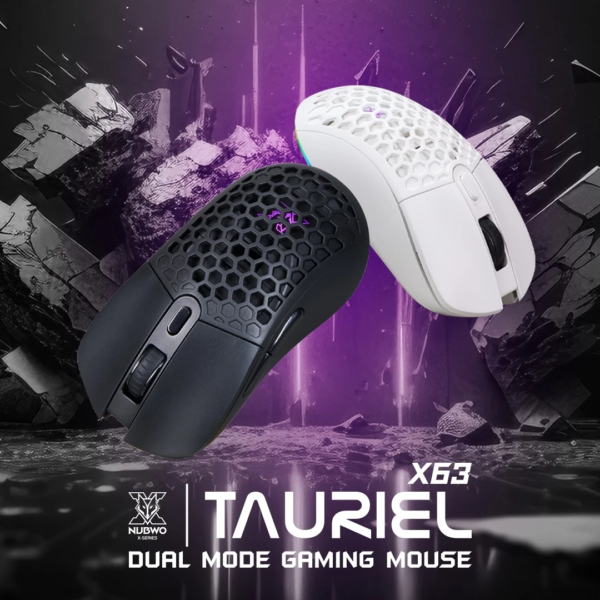 NUBWO TAURIEL WIRELESS & WIRED MACRO RGB เมาส์เกมมิ่งไร้สาย - Image 2
